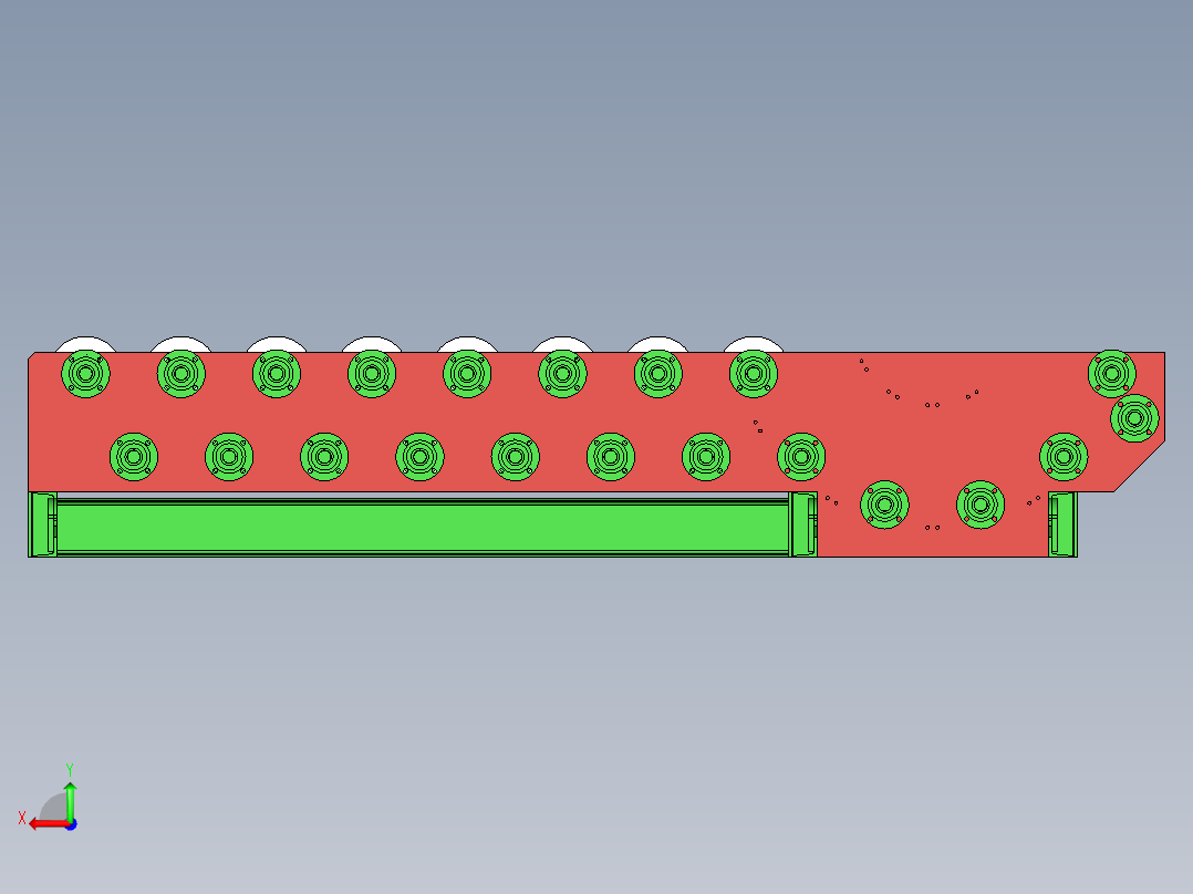 钢板矫直机-837680--90后视图