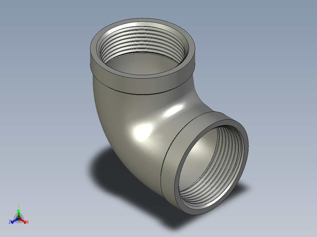 螺纹管弯头-90°等径 DN32
