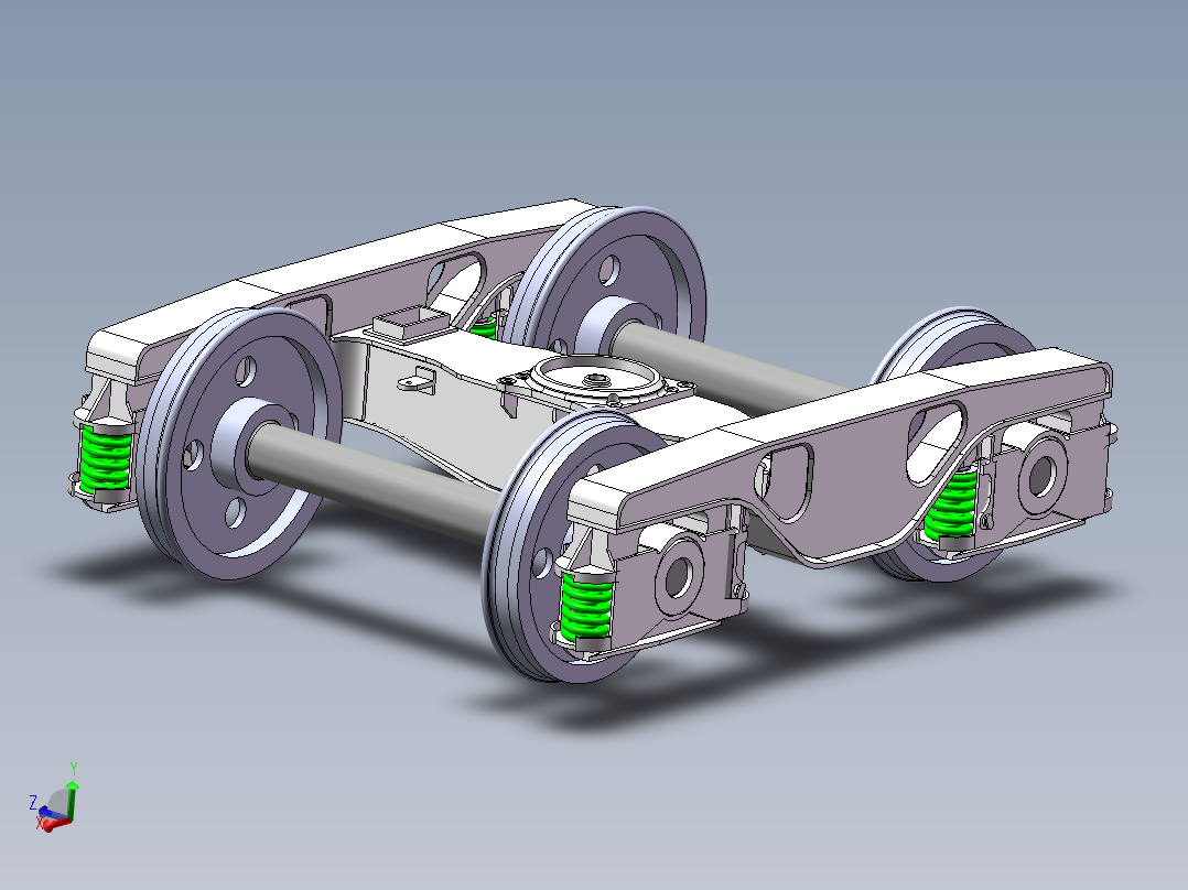 858300-货车转向架模型设计