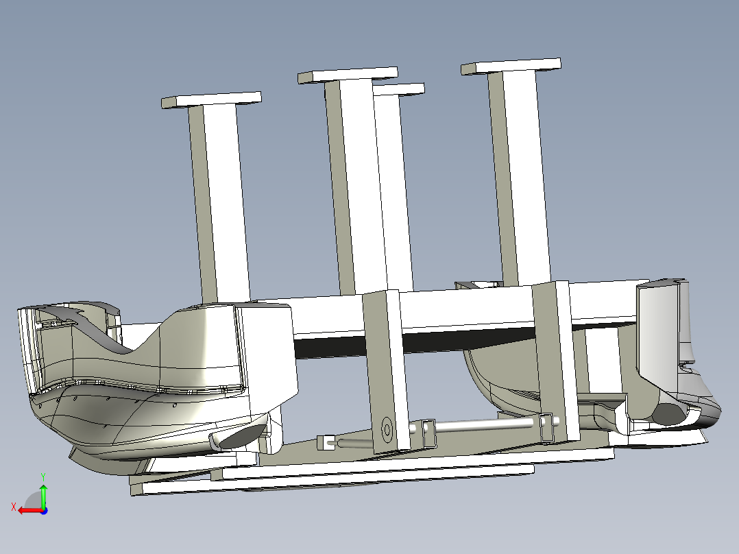 T88气囊开口工装后视图