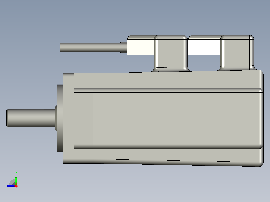 三菱AC伺服电机HG-KR13J右视图