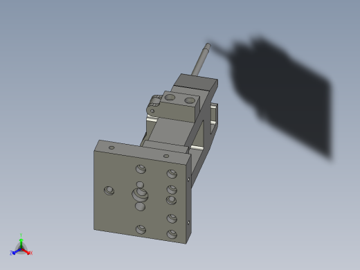 小管AB胶推胶机构