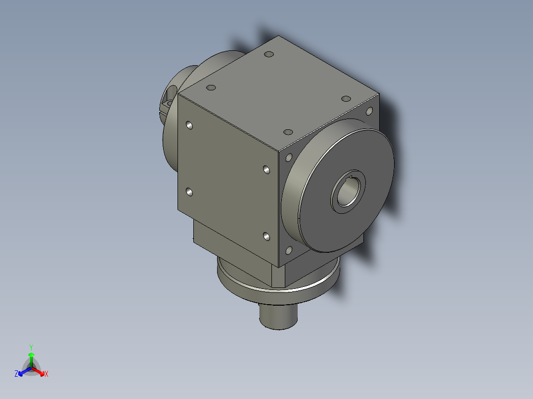 PT105A-001-C-K正等轴测图