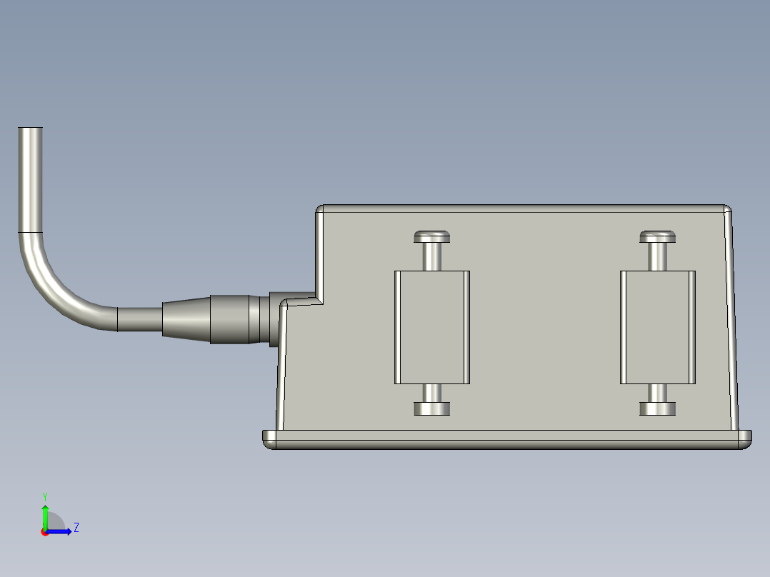 LS-7600-基恩士激光测径仪控制器左视图