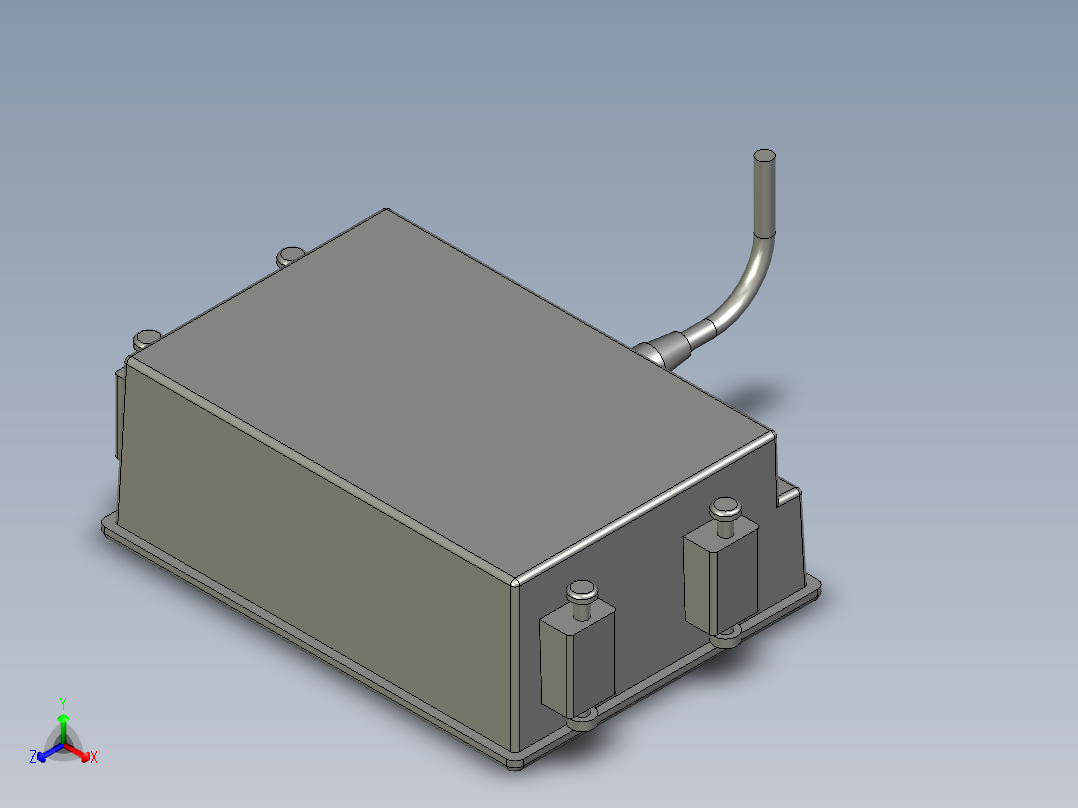 LS-7600-基恩士激光测径仪控制器正等轴测图