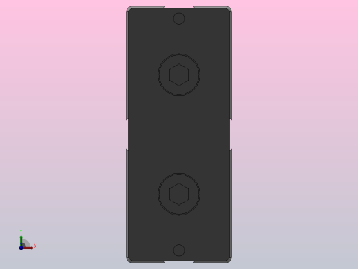 TN系列经济型双轴气缸[TN-25X50-S]前视缩略图