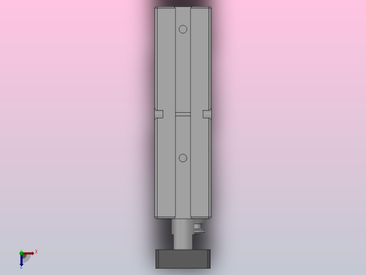 TN系列经济型双轴气缸[TN-25X50-S]俯视缩略图