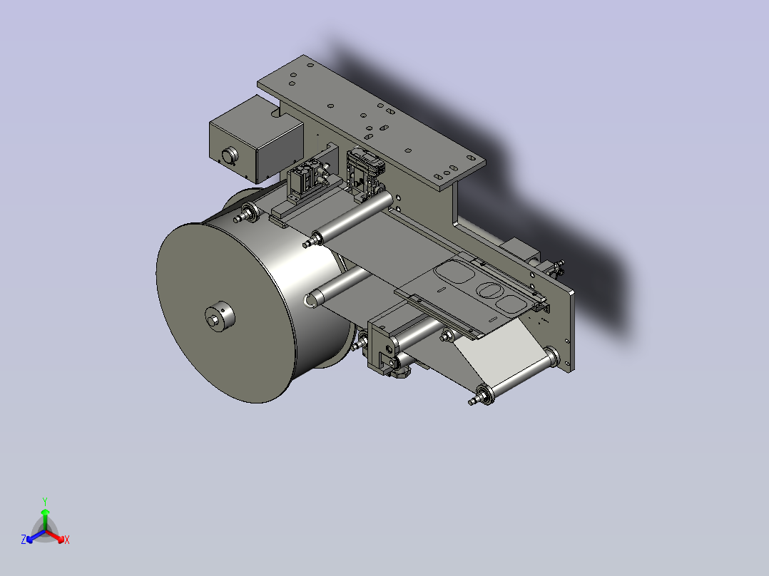 剥离机构122主视图