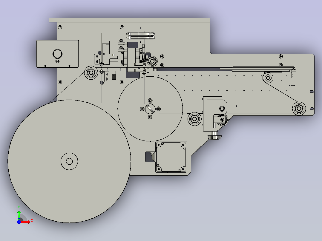 剥离机构122前视图