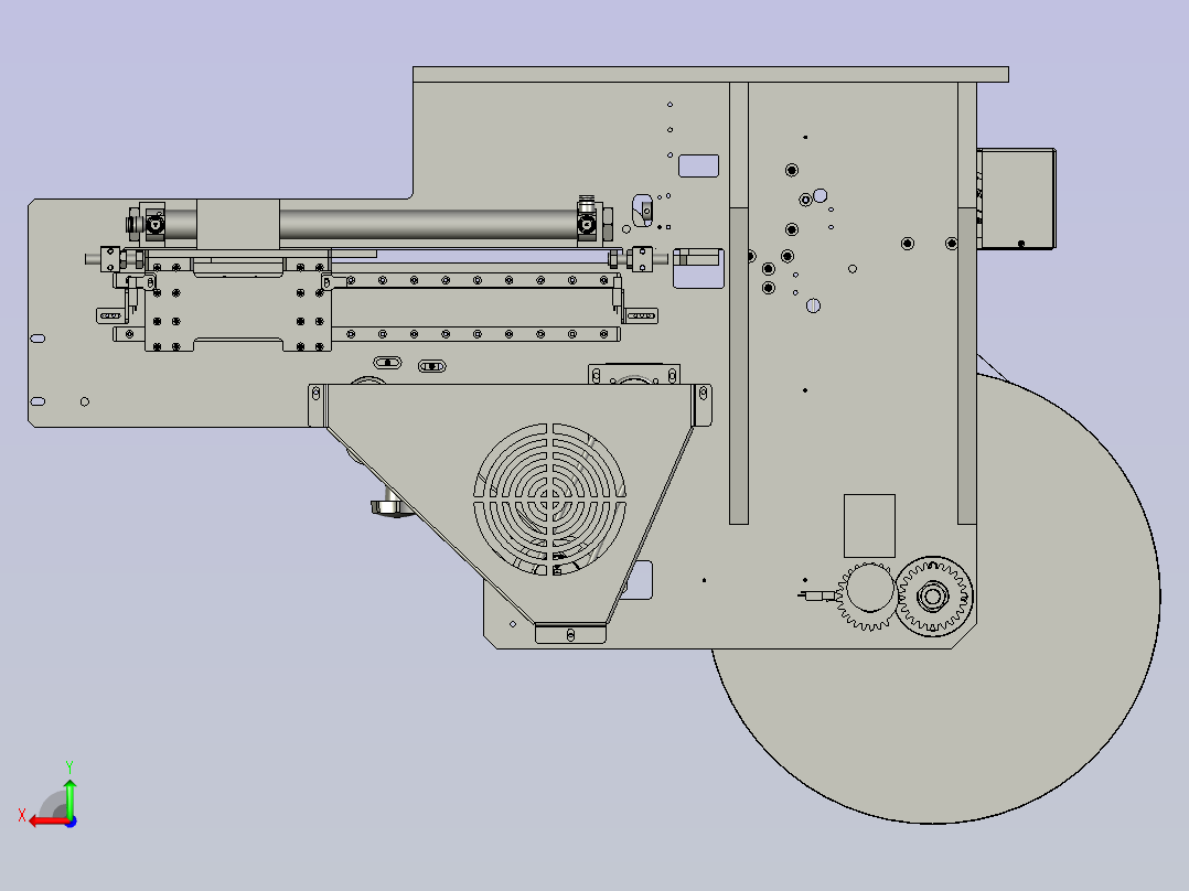 剥离机构122后视图