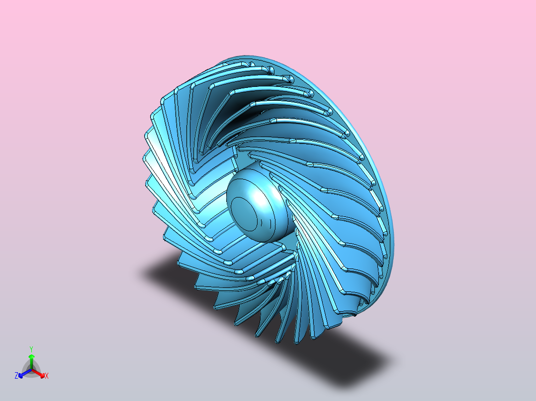 叶轮设计(5)主视图