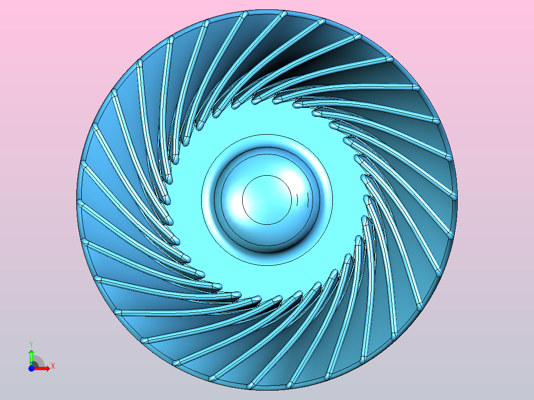 叶轮设计(5)前视图