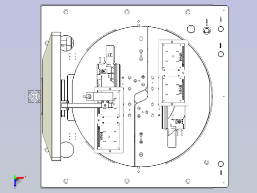 一款PCB计量测试机3D图纸俯视缩略图