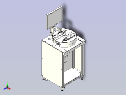 一款PCB计量测试机3D图纸正等轴测缩略图