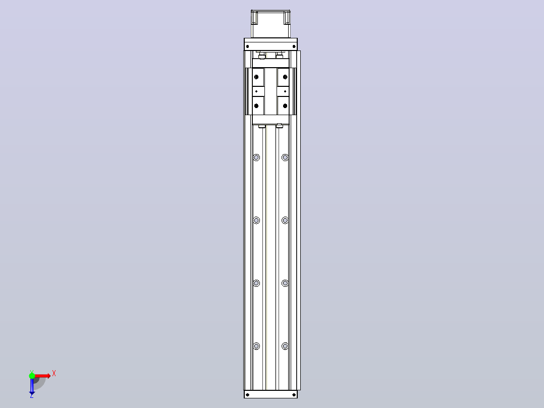钢基模组TPA-KSR-8610C-540A1-MP-H0S0俯视图