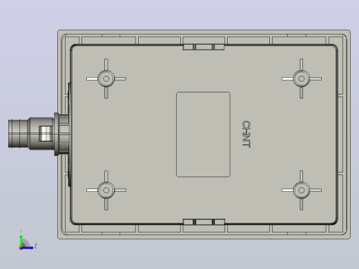 JD2A-11电磁调速电动机控制装置三维模型202011左视缩略图