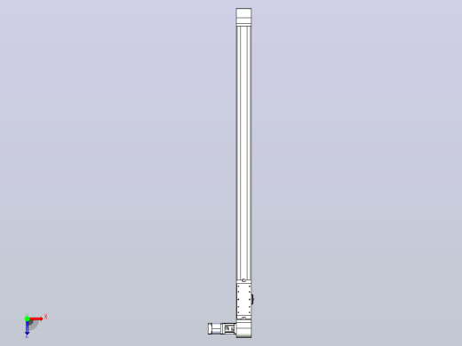 带式直线轴半闭式TPA-ONB-80-170-L1350-DL-J60-N3俯视缩略图