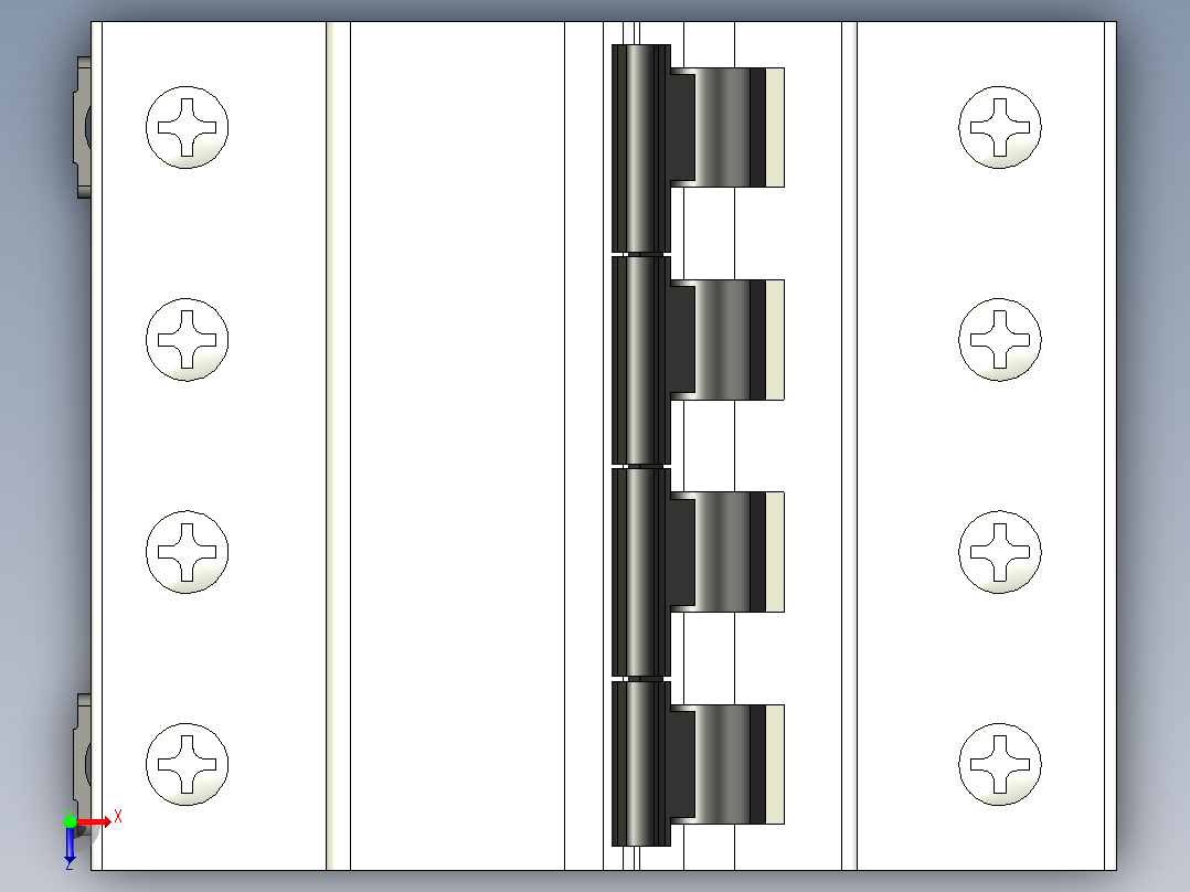 四极开关KB-D_4P三菱电机俯视图