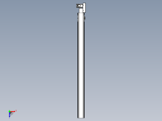 皮带直线轴半封闭可选导轨TPA-HNB-105D-90-L1400-ML-C-P20-N3俯视缩略图