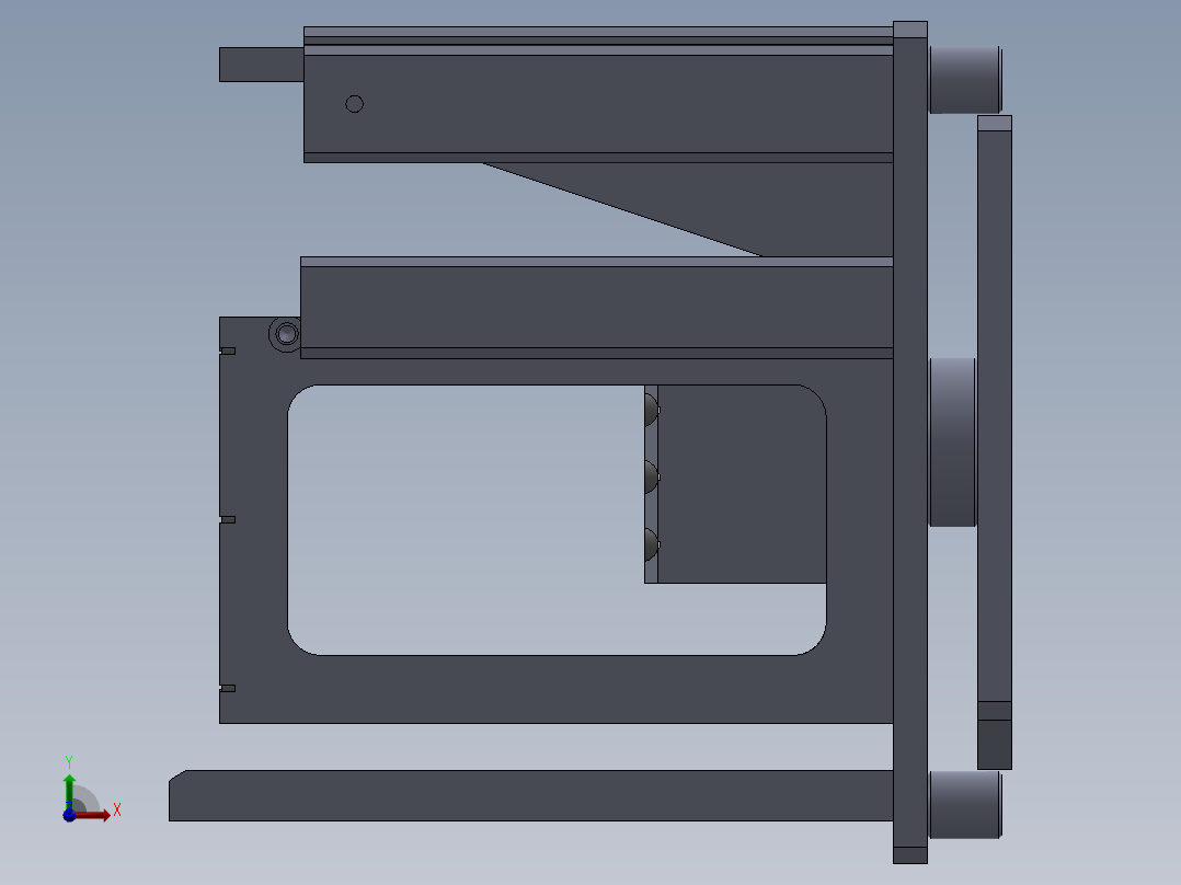 送料器焊接组件 29 38 65共用前视图