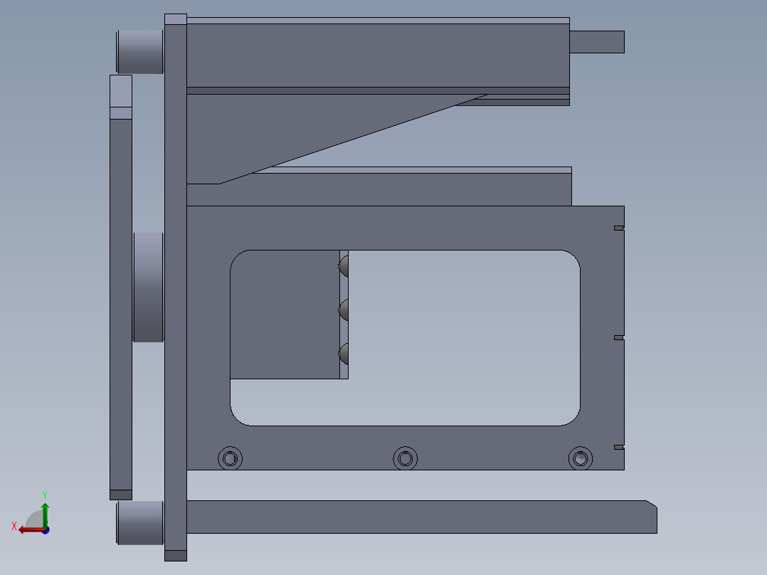 送料器焊接组件 29 38 65共用后视图