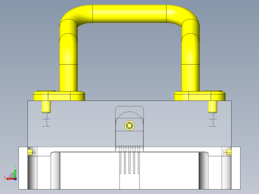 电子零件简易弯曲夹具后视缩略图