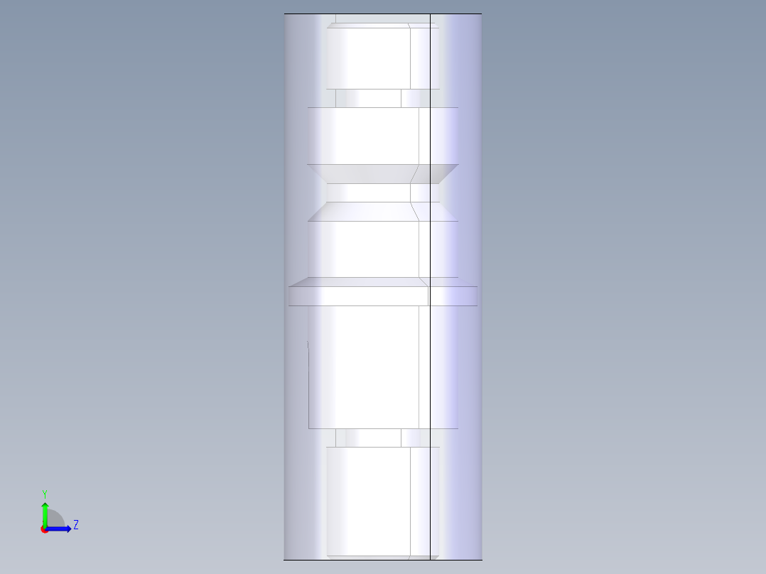 螺纹轴车削加工及数控车削机床仿真的研究（有cad图+工程+ppt等）左视图