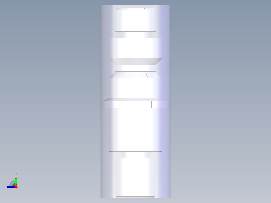 螺纹轴车削加工及数控车削机床仿真的研究（有cad图+工程+ppt等）右视图