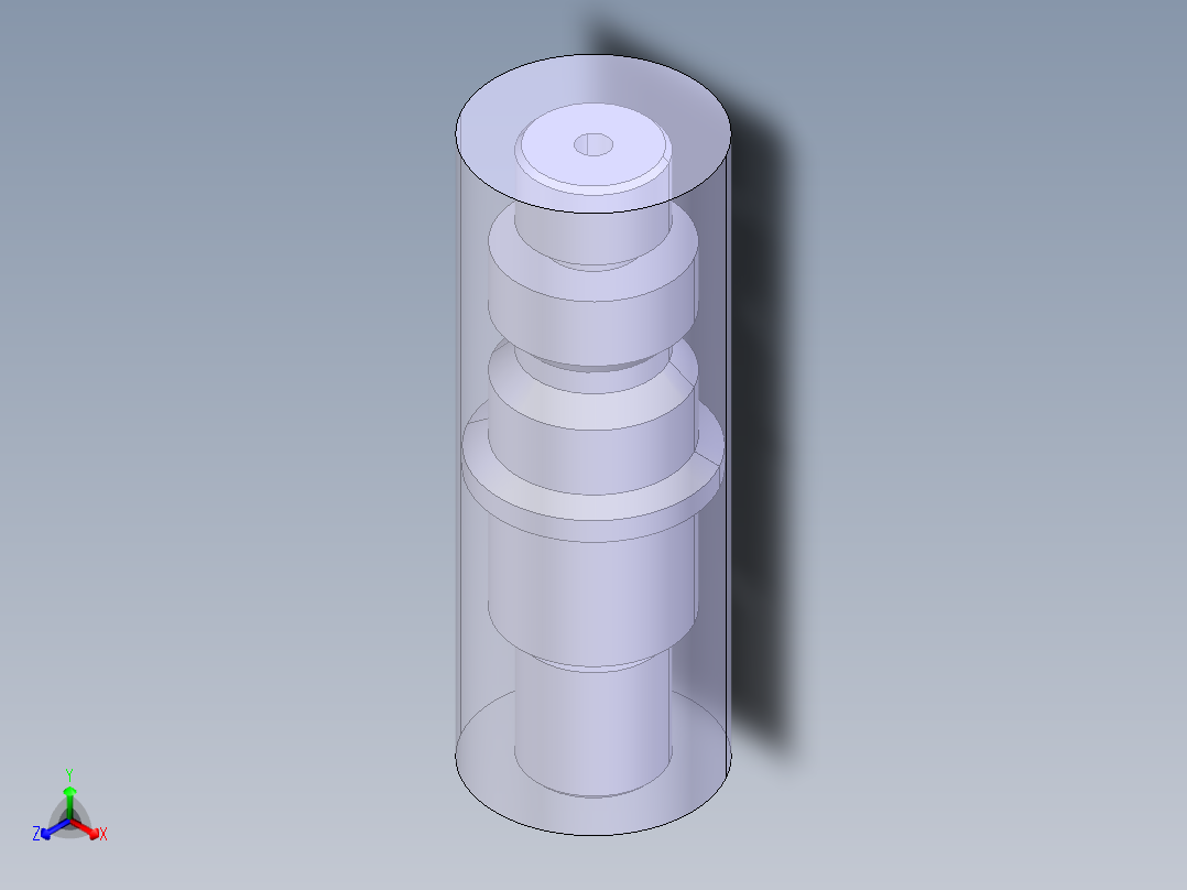 螺纹轴车削加工及数控车削机床仿真的研究（有cad图+工程+ppt等）正等轴测图