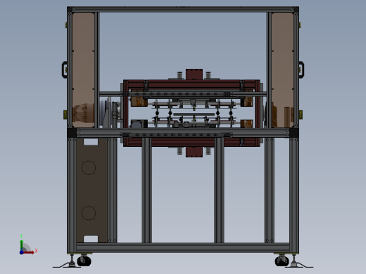 面板翻转输送设备含bomsw16可编辑前视缩略图