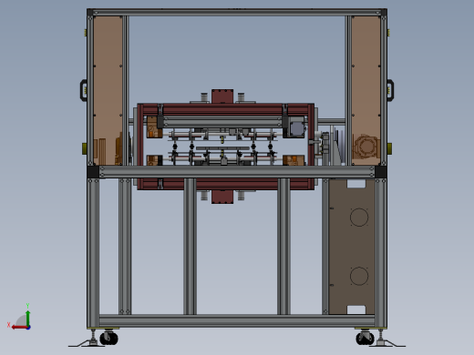 面板翻转输送设备含bomsw16可编辑后视缩略图