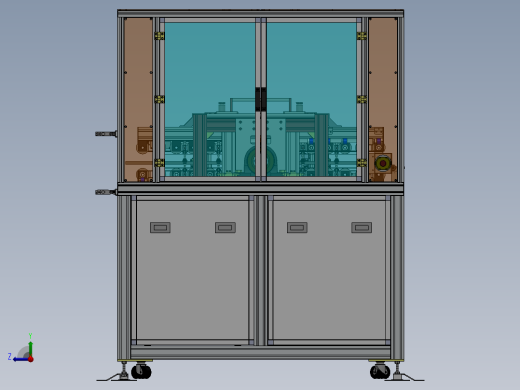 面板翻转输送设备含bomsw16可编辑右视缩略图