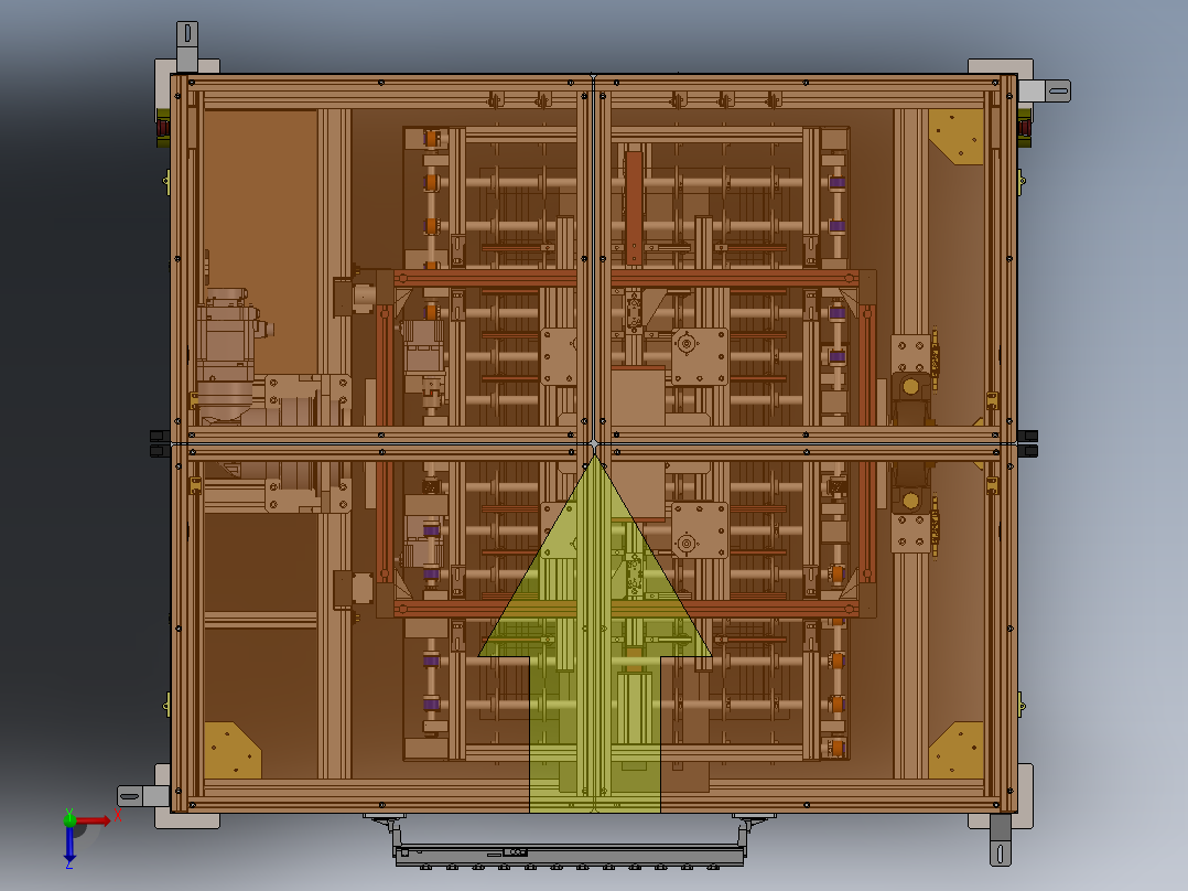 面板翻转输送设备含bomsw16可编辑俯视图