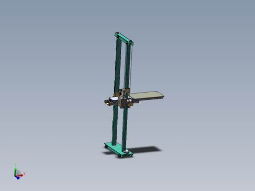 立体仓库巷道式堆垛机设计及运动仿真-三维图运动仿真170