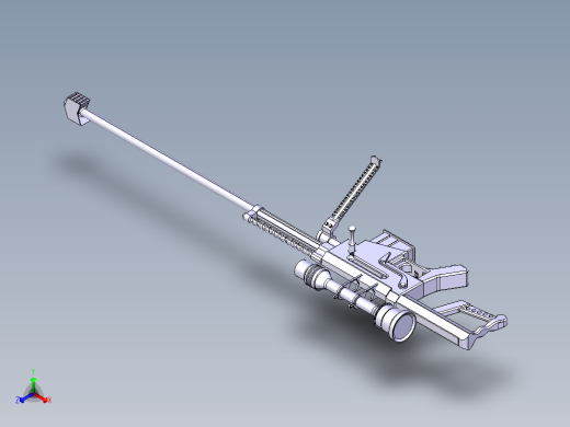 巴雷特m24狙击步枪正等轴测缩略图