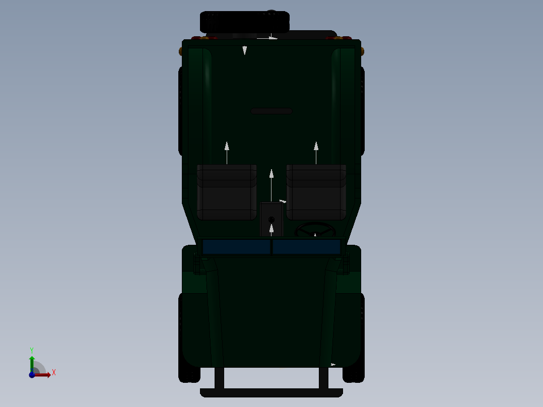 汽车模型（含工程图）.zip前视图