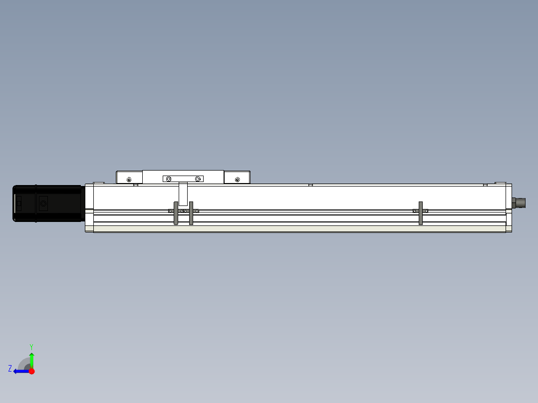 Toyo东佑达直线模组-ECH17-400-BC-400W右视图