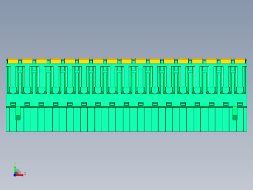 DEGSON 2EDG 系列 5.0mm 可插拔接线端子组-2EDGKD-5.0-17P-14-00AH前视缩略图