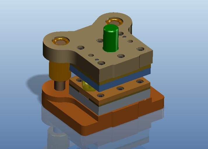 极片级进模（CAD图+proe三维）