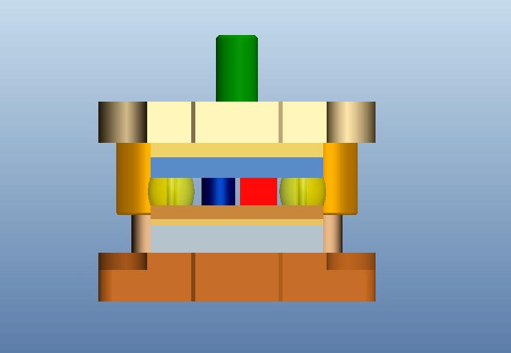 极片级进模（CAD图+proe三维）