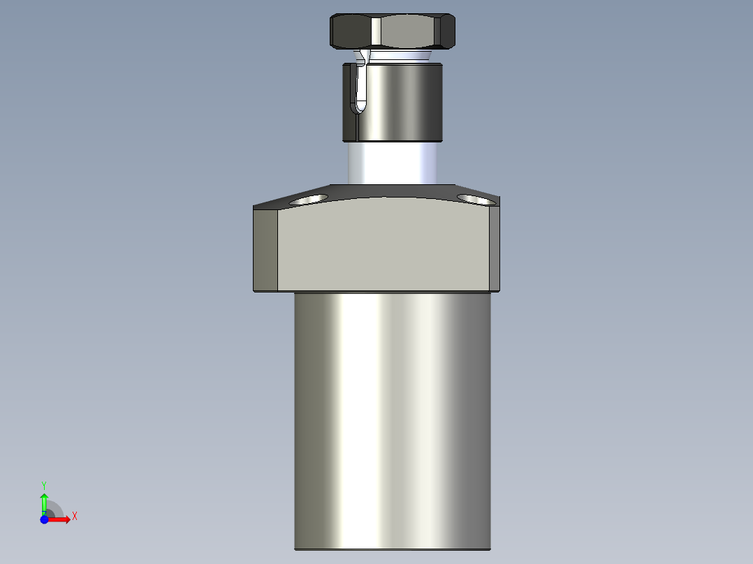 KOSMEKLHS0550-SR-Y45多系列多零件图纸模型前视图