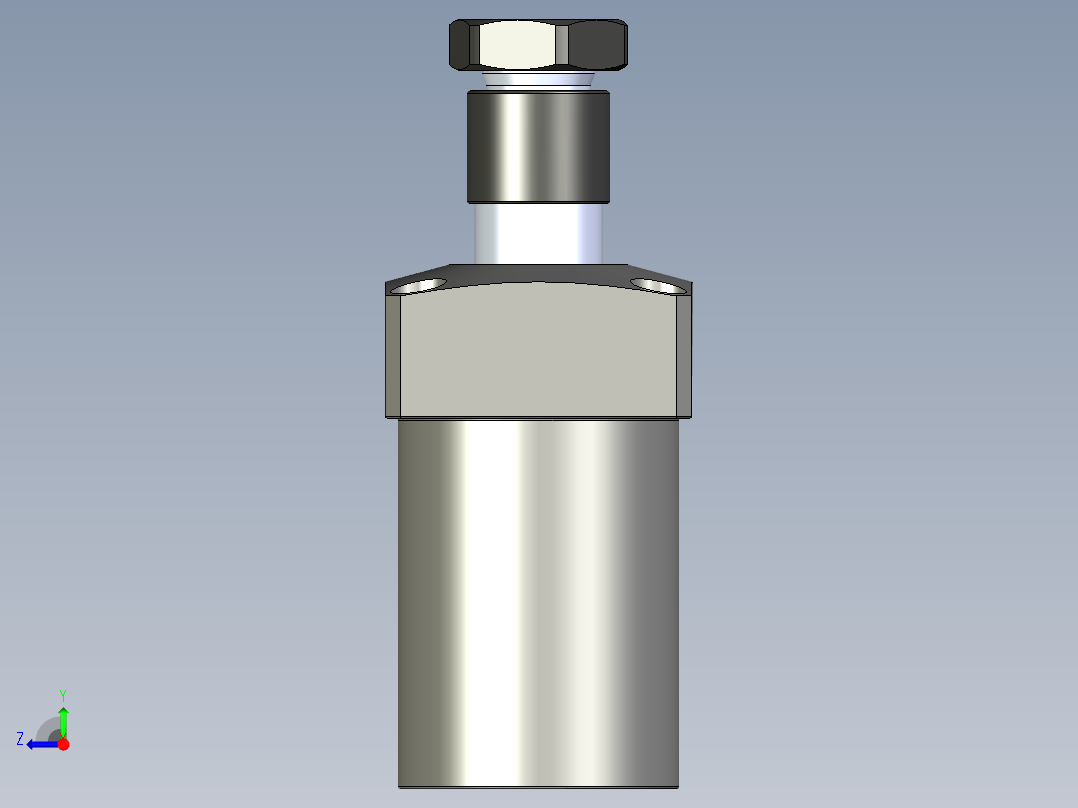 KOSMEKLHS0550-SR-Y45多系列多零件图纸模型右视图