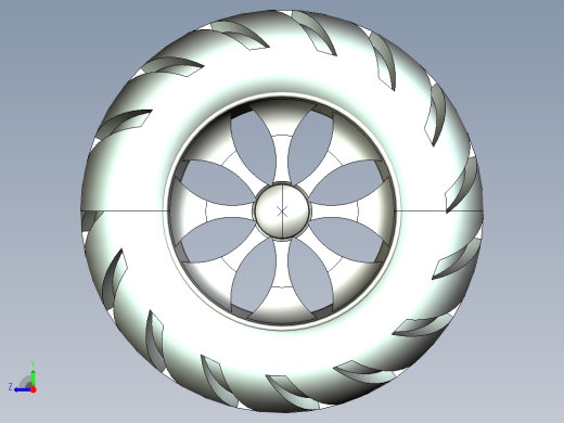 自行车铝合金车轮右视缩略图