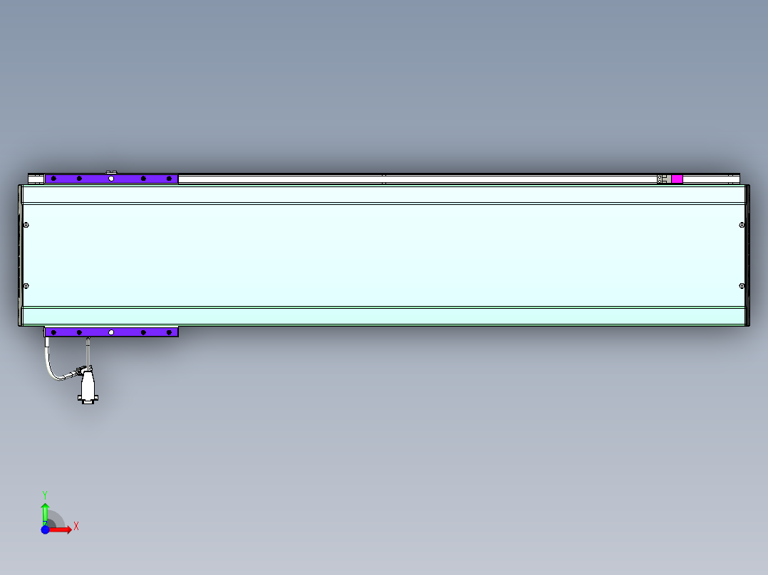 威洛博VL系列直线电机模组-VL22H3-S850前视图