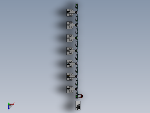 CNC加工线俯视缩略图