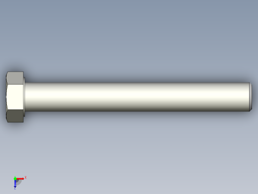 螺钉-DIN_931-M18x2.5x140_27.stp俯视缩略图