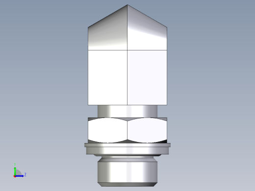 卡套式工业通用硬管接头EO_Adjustable_Locknut_elbow_WEE12SROMDCF左视缩略图