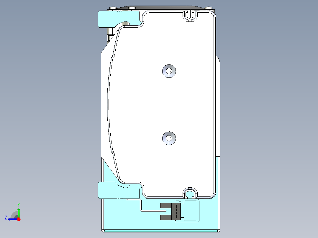 威洛博VBF同步带传动一般环境VBF14-L45-S2250-BL-ZP75-C3右视图