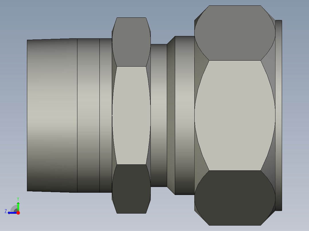 卡套式工业通用硬管接头24_fbu-s右视图