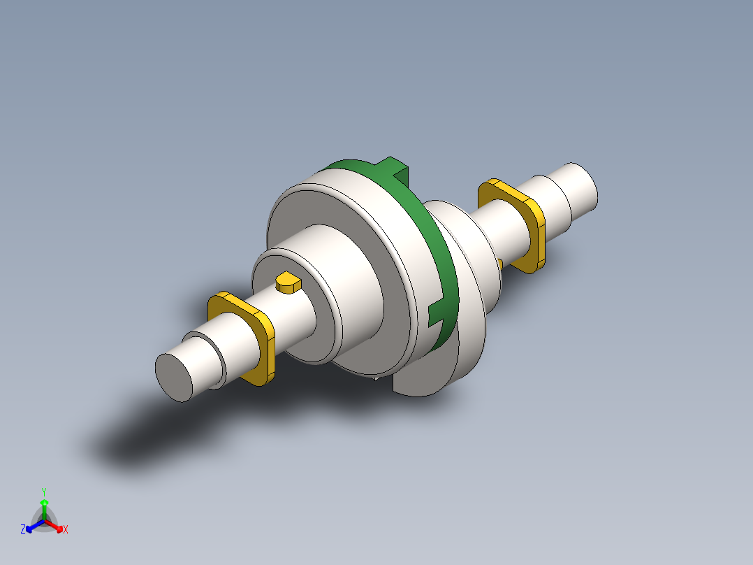 联轴器 (34)正等轴测图